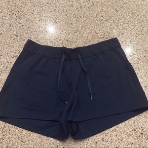 Lululemon Women's Navy Drawstring Shorts size 12